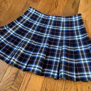 Sugar & Jade Plaid Pleated Skirt